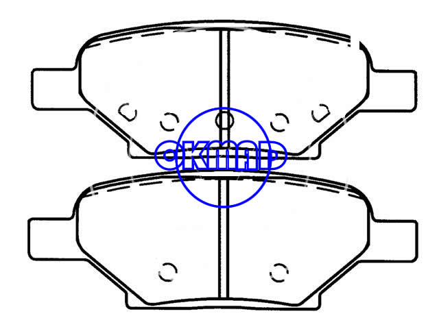 CHEVROLET קובלט ספורט מליבו Maxx בלם בלם FMSI: 7937-D1033/8286-D1033 OEM: 10365723