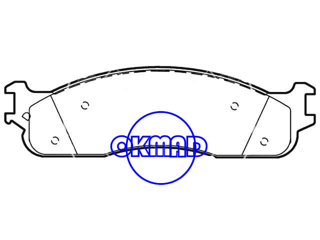 DODGE TRUCK ראם 1500 2500 3500 בלם בלם FMSI: 7864-D965 OEM: 5093267AA, F965