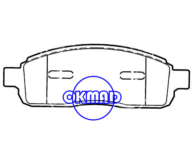 FORD TRUCK F-150 LINCOLN Mark LT בלם בלם FMSI: 7915-D1083/7915-D1011 OEM: 4L3Z-2001-AB, F1083