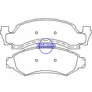 JEEP CJ5-CJ8 FORD Crown LTD משאית טורינו LINCOLN קונטיננטל מארק MERCURY Cougar Grand Marquis מונטגו בלם FMSI: 788-D360 788-D50 7013A-D50 OEM: D6TZ-2001-D TRW: GDB4058 GDB7574 WVA: 20384