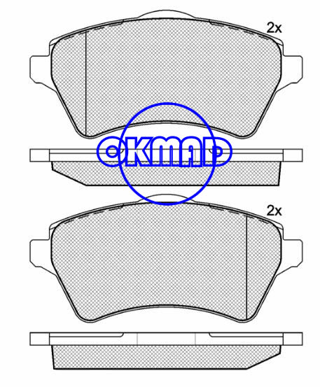 לנד רובר Freelander Soft Top RANGE ROVER III בלם בלם FMSI: 7827-D926 OEM: SFP000010 FDB1473 TRW: GDB1473 WVA23615, F926