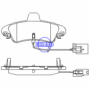 פורד קוגל MONDEO II מרקורי בלם בלם קוגר FMSI: 7780-D899 7776-D899 OEM: 1204850 1088938 TRW: GDB1580 WVA23410, F899 פורד קוגל MONDEO II מרקורי בלם בלם קוגר FMSI: 7780-D899 7776-D899 OEM: 1204850 1088938 TRW: GDB1580 WVA23410, F899
