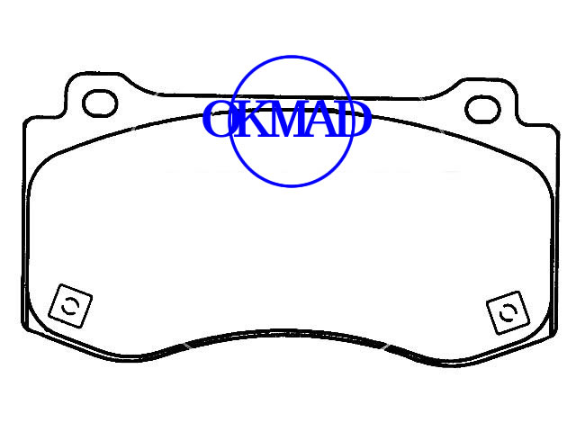 קרייזלר 300C Touring דודג 'מטען ג'יף גרנד צ'ירוקי III בלם בלם FMSI: D1298-8415 OEM: 05174311AB WVA24075, F1298