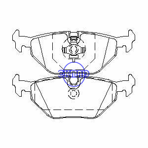 BMW 3 5 7 Z1 Z3 318is 525iT 535is 540i 740iL M3 M5 בלם בלם FMSI: 7286-D396 OEM: 34211158266 FDB578 TRW: GDB917 WVA: 20995 20996, F396
