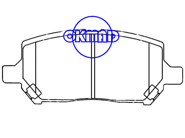CHEVROLET Cobalt PONTIAC G5 Pursuit SATURN Ion-1 Ion-2 Ion-3 רפידת לם FMSI:7855-D956 OEM:22688646, F956