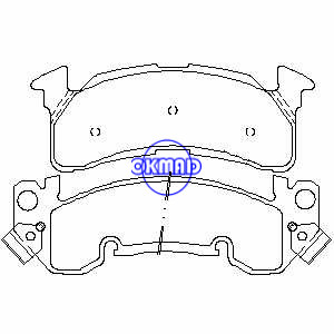 CHEVROLET TRUCK C20 G30 K20 P30 R1500 R2500 V1500 רפידת לם FMSI:7280A-D392, F392