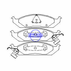 CHRYSLER Cirrus Sebring DODGE Stratus PLYMOUTH Breeze בלם בלם FMSI: 7530A-D650 OEM: 4728240 FDB1254 TRW: GDB4016 WVA: 23318 23319 23320, F650
