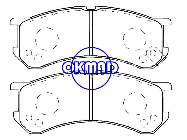 DAIHATSU ATRAI WAGON HIJET בלם בלם OEM: 04491-97502-000 MKD0041 MKD0030 AN-620WK, FA620K