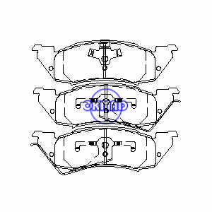 DODGE TRUCK בלם בלם דקוטה FMSI: 7410-D593 7410A-D593, F593 DODGE TRUCK בלם בלם דקוטה FMSI: 7410-D593 7410A-D593, F593