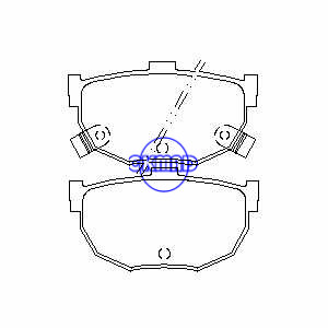 HYUNDAI Elantra Tiburon Coupe KIA Spectra NISSAN Maxima Stanza בלם רפידות FMSI: 7344-D464 7283-D323 7146-D429 7146-D323 OEM: 58302-29A00 FDB638 TRW: GDB1010 GDB3051 GDB3170