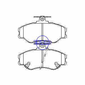 HYUNDAI H-1 H100 SATELLITE בלם בלם FMSI: 8247-D1137 OEM: 58101-43A00 FDB1014 TRW: GDB3089 WVA: 23081, FF1014