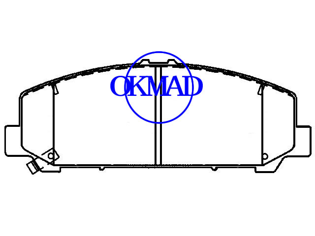 INFINITI QX56,NISSAN Armada,NISSAN Pathfinder,NISSAN Titan,NISSAN Xterra רפידת בלם FMSI:D1509-8403,OEM:D1060-ZC60J,F1509 INFINITI QX56,NISSAN Armada,NISSAN Pathfinder,NISSAN Titan,NISSAN Xterra רפידת בלם FMSI:D1509-8403,OEM:D1060-ZC60J,F1509