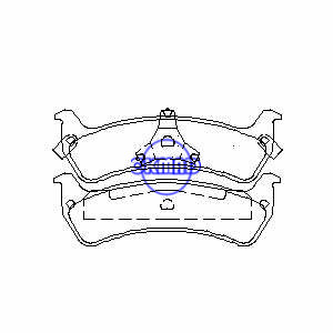 JEEP Grand Cherokee בלם מוגן FMSI: 7502A-D625 OEM: 4762101 TRW: GDB1238, F625