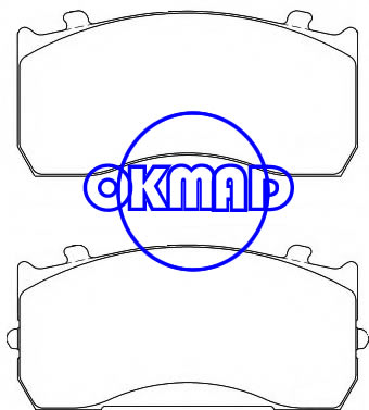 MAN L2000 TGL TGS מרצדס בנץ ACCELO ACTROS ATEGO AXOR בלם בלם FMSI: 9225-D1995 OEM: 0084206520 FCV1277 GDB5073 WVA: 29115 29116 29148 29183, FW29115