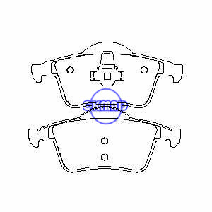 VOLVO S60 S80 V70 XC70 בלם בלם FMSI: 7665-D795 OEM: 272399 FDB1383 TRW: GDB1389 WVA: 23075 23076 23077, F795 VOLVO S60 S80 V70 XC70 בלם בלם FMSI: 7665-D795 OEM: 272399 FDB1383 TRW: GDB1389 WVA: 23075 23076 23077, F795