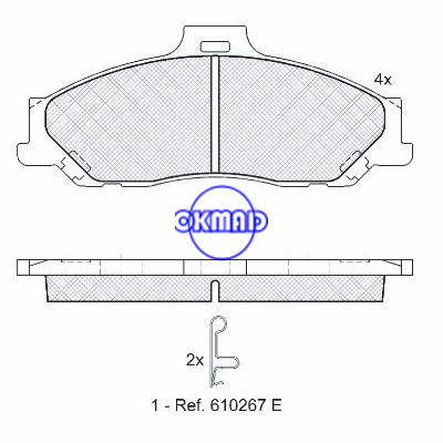 מאזדה B-SERIE, פורם ריינג'ר FMSI: D1573-8783, OEM: 2M34-20014-EA, WVA23540, FDB1527, F1573 מאזדה B-SERIE, פורם ריינג'ר FMSI: D1573-8783, OEM: 2M34-20014-EA, WVA23540, FDB1527, F1573