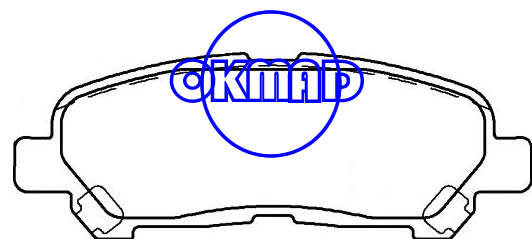 מעמד בלם TOYOTA Highlander Hybrid FMSI: 8437-D1325 OEM: 04466-48120 WVA: 25481, F1325 מעמד בלם TOYOTA Highlander Hybrid FMSI: 8437-D1325 OEM: 04466-48120 WVA: 25481, F1325