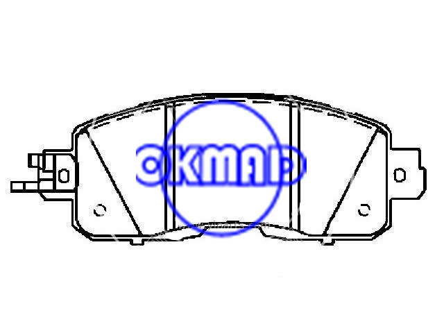 ניסאן אלטימה NISSAN Leaf 2014-201 סט בלמים FMSI: 8878-D1650 OEM: D1060-3TA0A