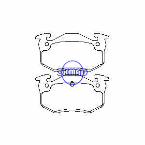 סיטרואן סאקסו XSARA ZX פיג'ו 106 205 206 306 309 רנו 11 11 קליאו MEGANE בלם בלם FMSI: 8658-D1458 8658-D1482 OEM: 4250.42 FDB558 GDB1305 WVA: 20973 20974, FF558