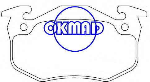 סיטרואן סקסו XSARA ZX פיג'ו 106 205 206 306 309 רנו 11 11 קליאו MEGANE בלם בלם FMSI: 8658-D1458 8658-D1482 OEM: 4250.42 FDB558 GDB1305 WVA: 20973 20974, F1458