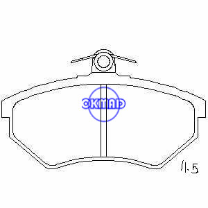 פולקסווגן CORRADO גולף קבריו ג'טה פאסאט QUANTU SCIROCCO VENTO SEAT IBIZA TOLEDO בלם בלם FMSI: 7570-D696 OEM: 357698151A FDB774 TRW: GDB1048 WVA: 20168, F696