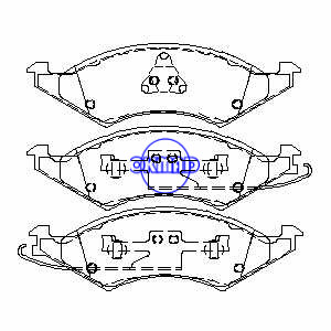 פורד שור 4-2.5L V6-3.0L V6-3.8L MERCURY Sable LINCOLN קונטיננטל V6-3.8L בלם בלם FMSI: 7222A-D324 7268A-D324 OEM: E8DZ-2001-A TRW: GDB4019, F324