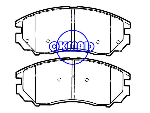 רפידת בלם HYUNDAI Tiburon SE FMSI:8210-D1104 OEM:58101-2CA0,F1104 רפידת בלם HYUNDAI Tiburon SE FMSI:8210-D1104 OEM:58101-2CA0,F1104