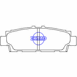 רפידת לם LEXUS ES LS400 FMSI:7368-D488 OEM:04466-50070 FDB945 TRW:GDB1257 WVA:21790, F488