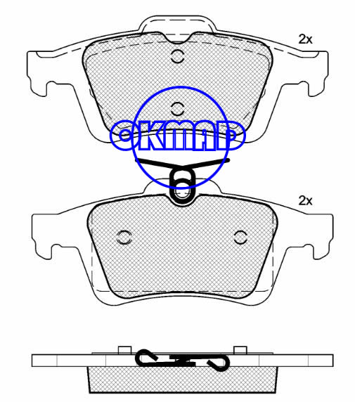 FORD Focus MAZDA 3 VOLVO C30 C70 S40 V50 רפידת לם FMSI:7957-D1095 OEM:5W93-2200-AA FDB1931 WVA:24240,F1095 FORD Focus MAZDA 3 VOLVO C30 C70 S40 V50 רפידת לם FMSI:7957-D1095 OEM:5W93-2200-AA FDB1931 WVA:24240,F1095