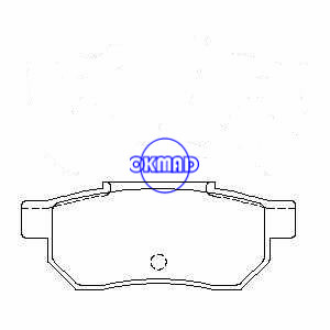HONDA ACCORD CIVIC IV MK VI CRX INTEGRA PRELUDE רפידת לם FMSI:7233-D339 OEM:43022-SE0-N50 FDB472 TRW:GDB775 WVA:21312, F339