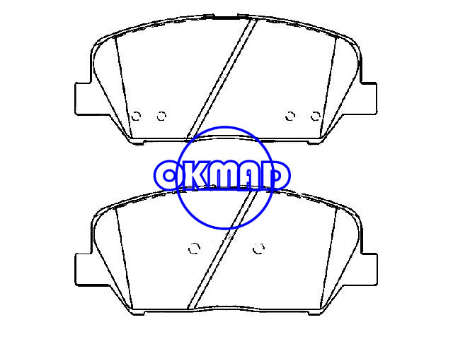 HYUNDAI Genesis Coupe KIA Optima Limited X טורבו רפידת לם FMSI:8527-D1413 OEM:58101-2MA00 WVA:24915 24916 24917, F1413