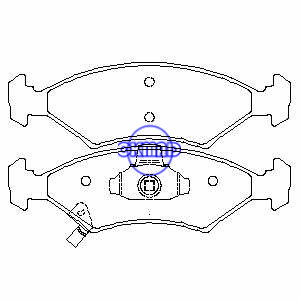 KIA Sephia RETONA SHUMA Saloon SPORTAGE רפידת לם FMSI:7529-D766 OEM:0K2A2-33-23Z FDB1607 TRW:GDB3224 WVA:23266 23384 23385 23386, F766 KIA Sephia RETONA SHUMA Saloon SPORTAGE רפידת לם FMSI:7529-D766 OEM:0K2A2-33-23Z FDB1607 TRW:GDB3224 WVA:23266 23384 23385 23386, F766
