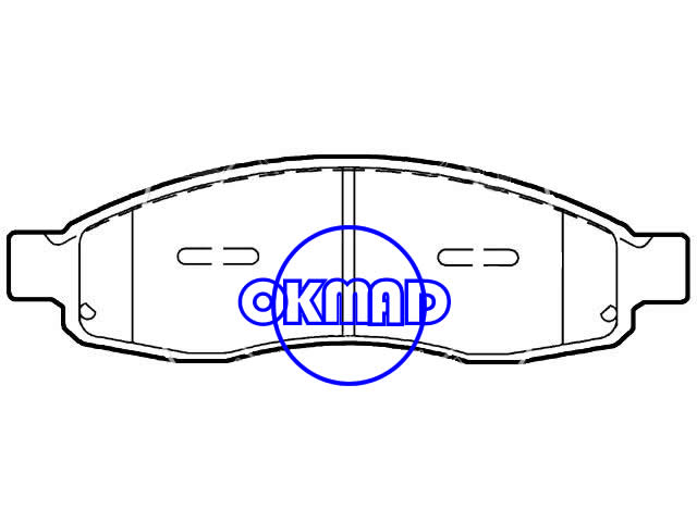 NISSAN ARMADA Pathfinder Armada Titan INFINITI QX56 רפידת לם FMSI:7918-D1063/7918-D1015 OEM:41080-75025 WVA:24106,F1063 NISSAN ARMADA Pathfinder Armada Titan INFINITI QX56 רפידת לם FMSI:7918-D1063/7918-D1015 OEM:41080-75025 WVA:24106,F1063