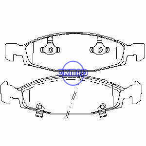 רפידת לם JEEP GRAND CHEROKEE II FMSI:7660-D790 7660-D942 OEM:05011969AA FDB1523 TRW:GDB4120 WVA:23336 23337 23631 23632 29633,F