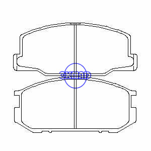 רפידת לם LOTUS Esprit TOYOTA Celica Supra Coupe Hatchback FMSI:7128-D209 8273-D1162 OEM:04465-27040 FDB265 TRW:GDB216 WVA:21250 21767, F209
