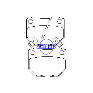 רפידת לם ניסאן 300ZX טורבו FMSI:7341-D461 OEM:44060-04U86 FDB946 TRW:GDB1007 WVA:23381 23382 21383, F461 רפידת לם ניסאן 300ZX טורבו FMSI:7341-D461 OEM:44060-04U86 FDB946 TRW:GDB1007 WVA:23381 23382 21383, F461