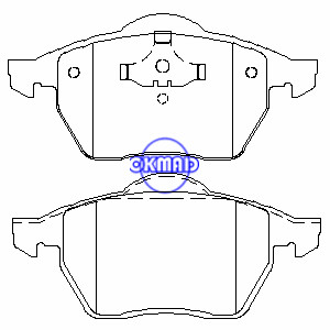 AUDI A3 A4 TT VW Beetle Golf Jetta Passat Vento SKODA OCTAVIA רפידת לם FMSI:7434-D687 OEM:3A0698151 FDB969 TRW:GDB1275 WVA:20676 21911, F687 AUDI A3 A4 TT VW Beetle Golf Jetta Passat Vento SKODA OCTAVIA רפידת לם FMSI:7434-D687 OEM:3A0698151 FDB969 TRW:GDB1275 WVA:20676 21911, F687