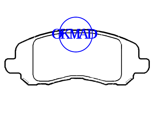 CHRYSLER STRATUS (JA) CHRYSLER SEBRING Convertible (JS) CHRYSLER SEBRING (JS) רפידת לם FMSI:D1285-8402 OEM:5191217AA WVA24583,F1285