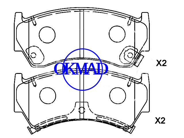 NISSAN ALMERA I (N15) NISSAN ALMERA I רפידת בלם האצ'בק FMSI:D1138-8249 OEM:41060-0M892 WVA:23005,F1138 NISSAN ALMERA I (N15) NISSAN ALMERA I רפידת בלם האצ'בק FMSI:D1138-8249 OEM:41060-0M892 WVA:23005,F1138