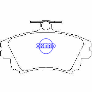 VOLVO S40 I 1.9 ליטר V40 רפידת לם FMSI:7712-D837 OEM:M850976 FDB1384 TRW:GDB3389 GDB1313 WVA:21982 21983, F837
