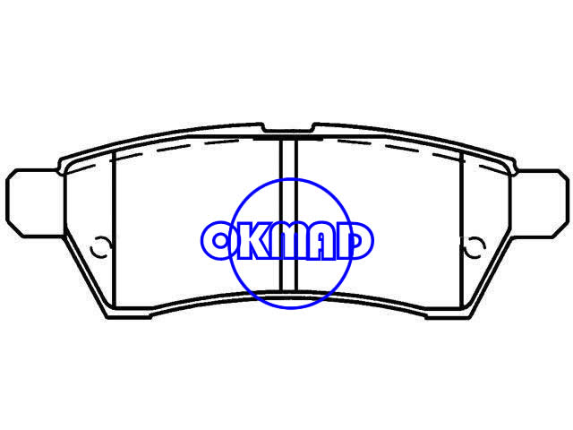 רפידת לם NISSAN FRONTIER XTERRA FMSI:8206-D1100 OEM:44060-EA085,F1100